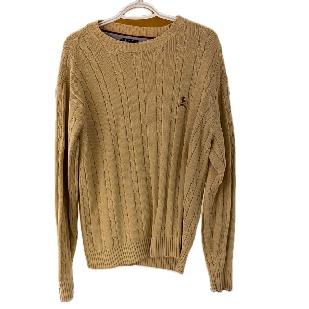 TOMMY HILFIGER Knitted Sweater with embroidered logo size Large